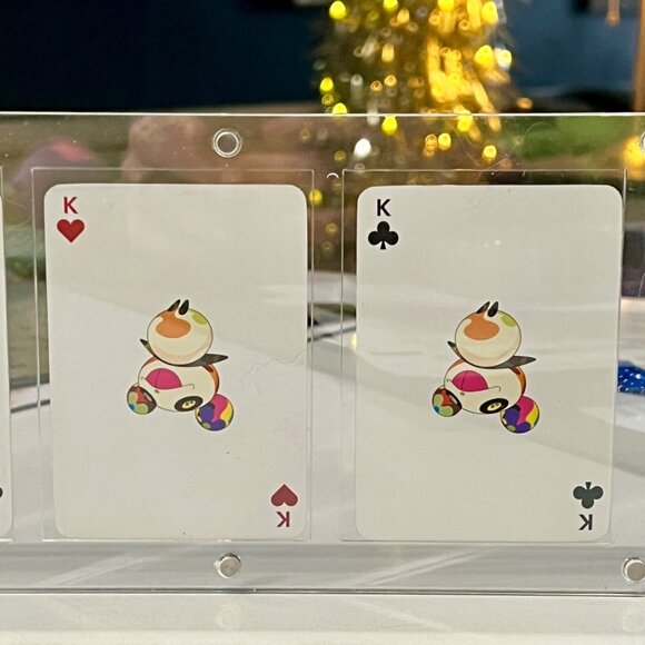 Louis Vuitton Black Takashi Murakami Monogram Playing Cards = 4 kings - Picture 4 of 9